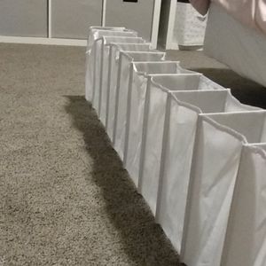 A shoe rack hanger for closet.